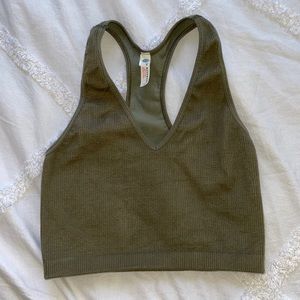 Free people movement free throw crop top